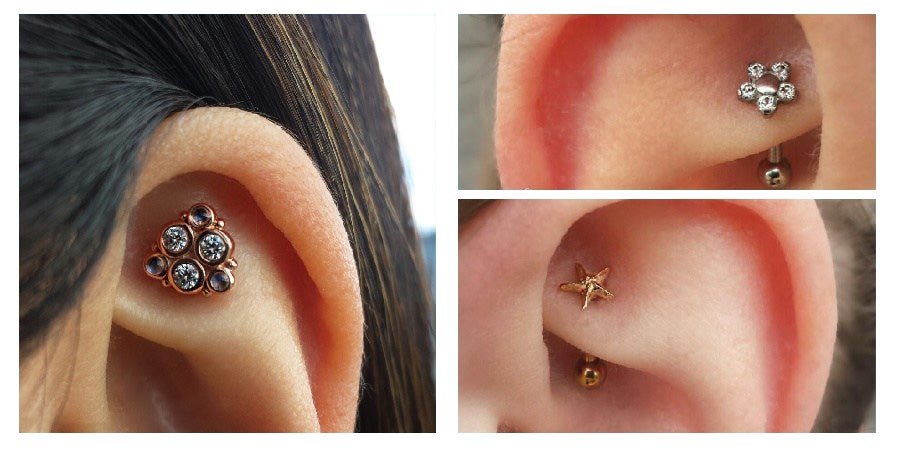 Jewellery shop hot sale ear piercing